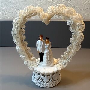 Vintage Wedding Cake Topper